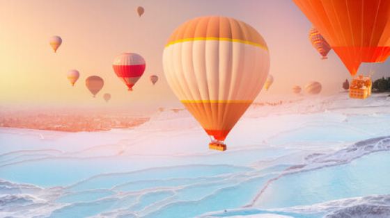 Егейска Турция и полет с балон над Памуккале